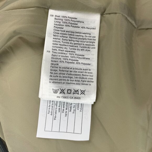 Helly Hansen Orange/White Insulated Ski Jacket RECCO Life Pocket Snow Skirt -M - Picture 13 of 16